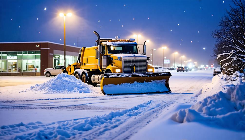 Commercial snow plowing & Removal