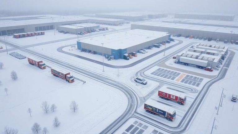 distribution center snow removal