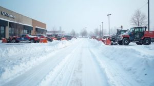 reliable snow removal for business