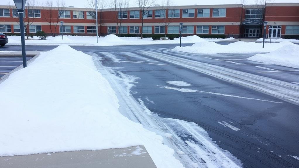 school snow removal services