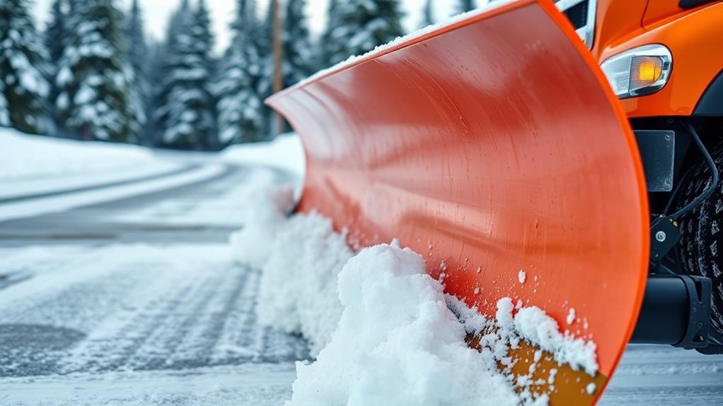 snow plow maintenance needs attention