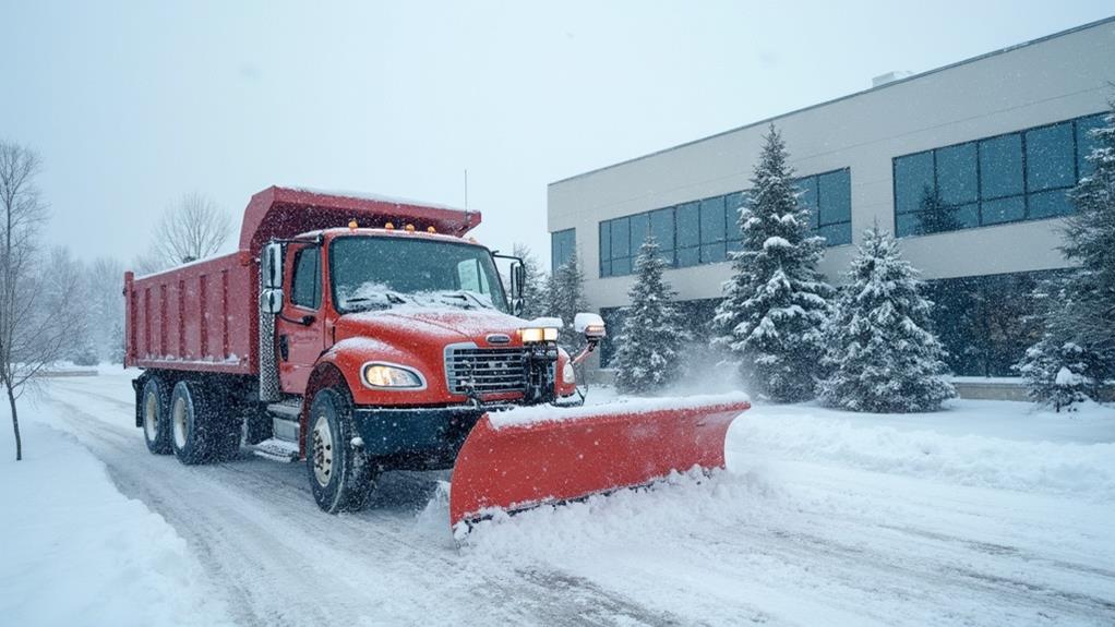 snow plowing services available