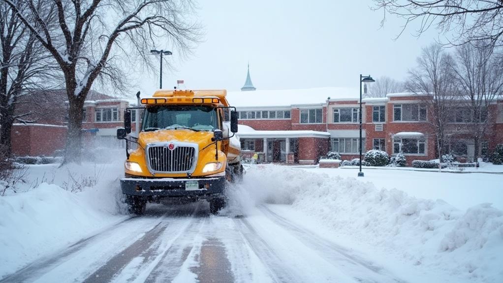 snow plowing services available