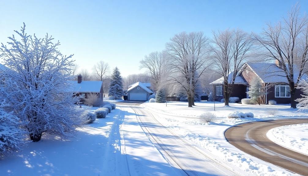 quaint suburban community near minneapolis