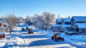 snow plowing and removal service