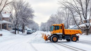 snow plowing service golden valley