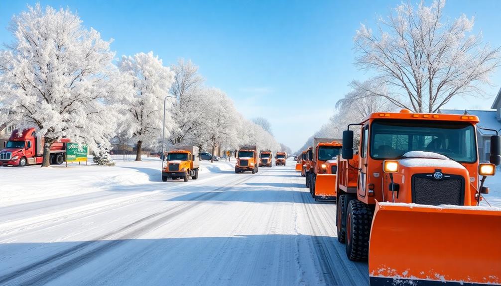 snow plowing services