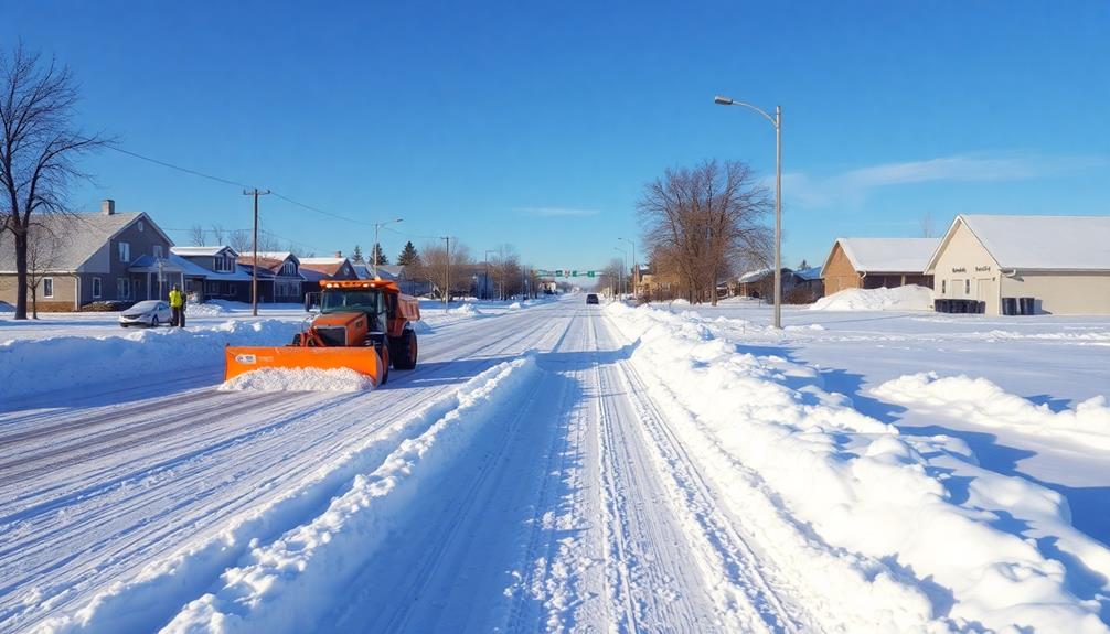 snow plowing services