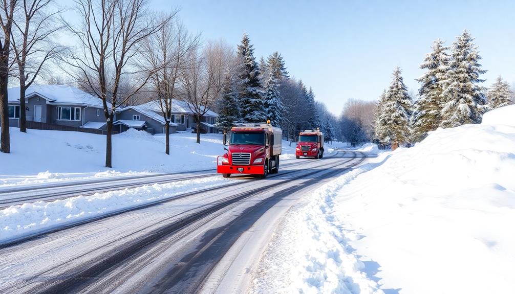 snow plowing services