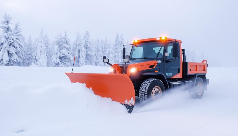 snow plowing services