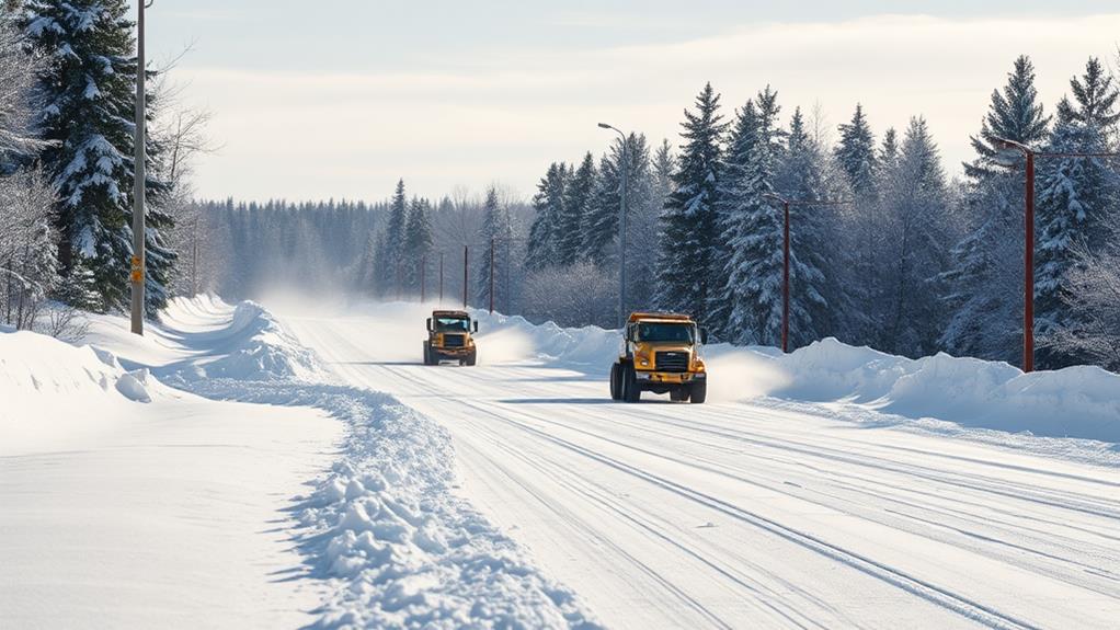 snow plowing services little canada