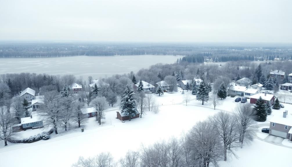 suburban lakeside community near minneapolis