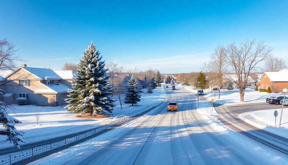 suburban minnesota community near st paul